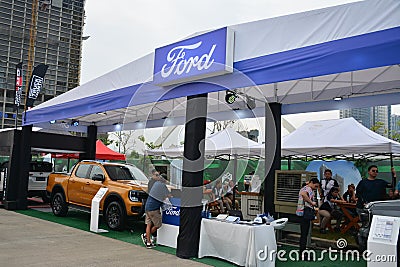 Ford booth at 4X4 Expo in Quezon City, Philippines Editorial Stock Photo