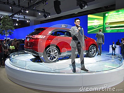 Ford Crossover Presentation Editorial Stock Photo