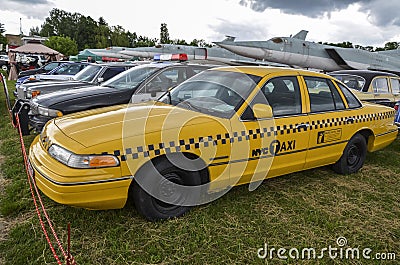 Ford Crown Victoria New York Taxi is the pride of the American people Editorial Stock Photo