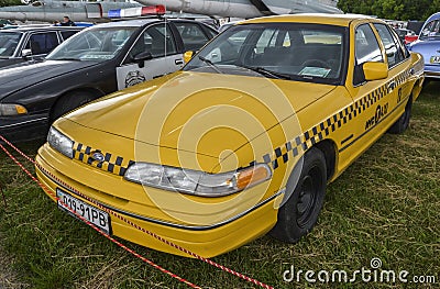 Ford Crown Victoria New York Taxi is the pride of the American people Editorial Stock Photo