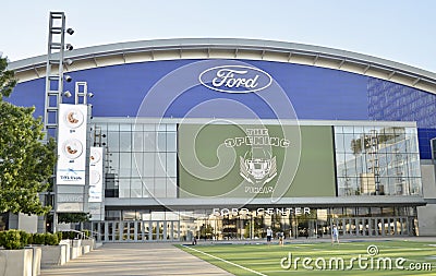 Ford Field at the Dallas Star Practice Facility, Frisco, Texas Editorial Stock Photo