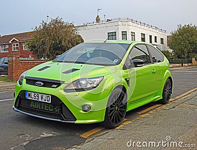 Ford focus rally sport car Editorial Stock Photo