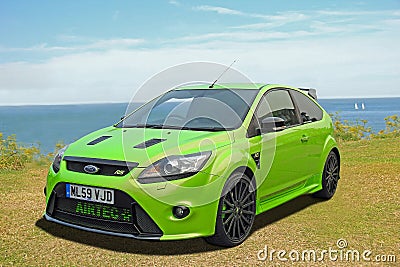 Ford focus rally sport car Editorial Stock Photo