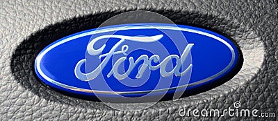 Ford Logo Editorial Stock Photo