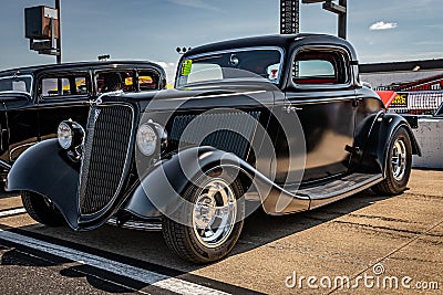 1934 Ford Model 40B Deluxe 3 Window Coupe Editorial Stock Photo