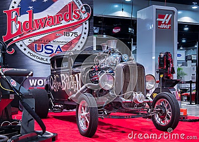 Ford Model A at SEMA. Editorial Stock Photo