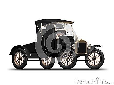 Ford Model T 2 Stock Photo