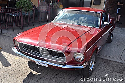 1965 Ford Mustang Convertible Editorial Stock Photo