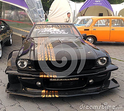 Ford Mustang tunning Editorial Stock Photo