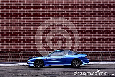 Ford Probe Blue Stock Photo