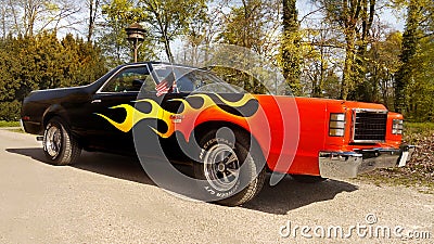 Vintage Ford Car, Ford Ranchero Editorial Stock Photo