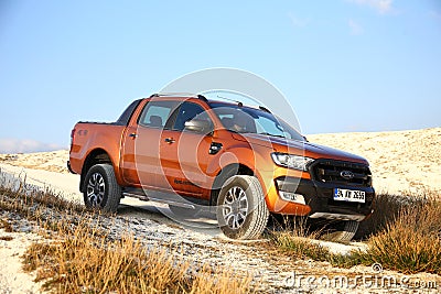 Ford Ranger Wildtrak Editorial Stock Photo