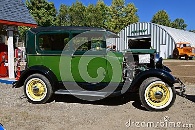 Ford 1928 Restored Model A Editorial Stock Photo