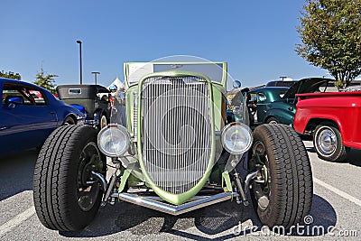 1933 Ford Roadster front view. Editorial Stock Photo