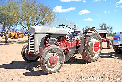 Antique American Tractor - Ford-Ferguson, Model 2N (1941) Editorial Stock Photo