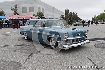 Ford Station Wagon on display Editorial Stock Photo