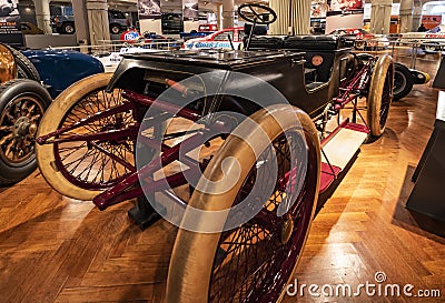 The 1901 Ford sweepstakes an oval track racing car Editorial Stock Photo