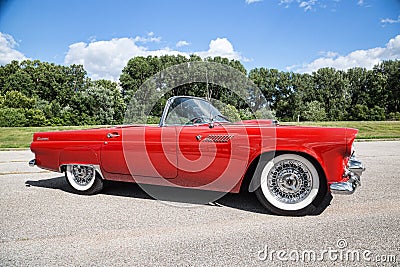 1955 Ford Thunderbird Editorial Stock Photo