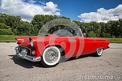 1955 Ford Thunderbird Editorial Stock Photo