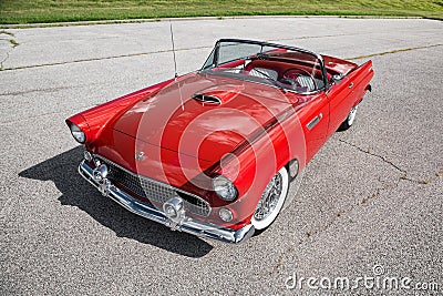 1955 Ford Thunderbird Editorial Stock Photo