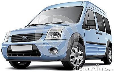 Ford Tourneo Connect I Editorial Stock Photo