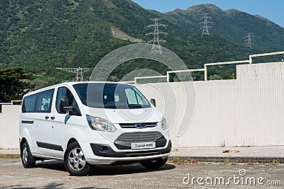 Ford Transit Auto 2017 Test Drive Day Editorial Stock Photo