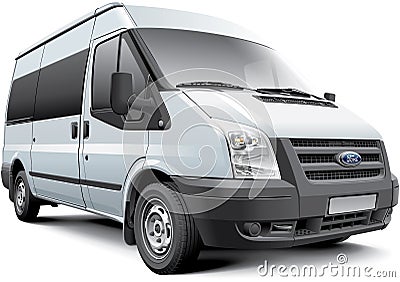 Ford Transit Vector Illustration