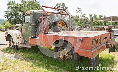 1947 Ford Truck: Workhorse of Yesteryears Stock Photo