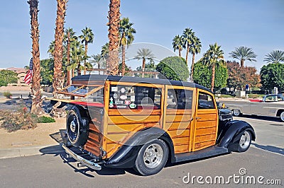 Ford `Woodie` Station Wagon Editorial Stock Photo
