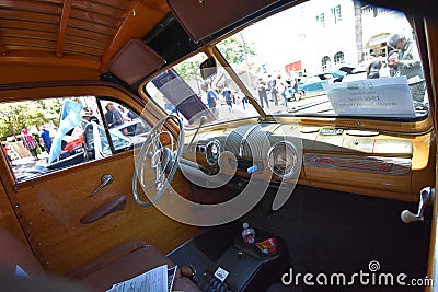 1946 Ford Woodie Stationwagon, 3. Editorial Stock Photo