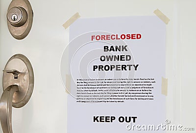 Foreclosed Stock Photo