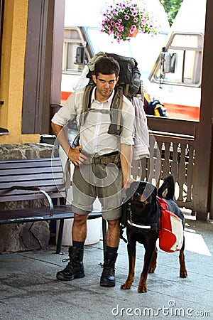 Foreign tourist Editorial Stock Photo