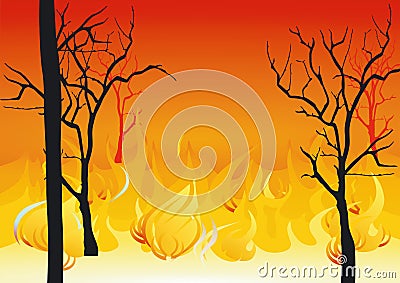 Forest Fires Royalty Free Stock Photos - Image: 23005468