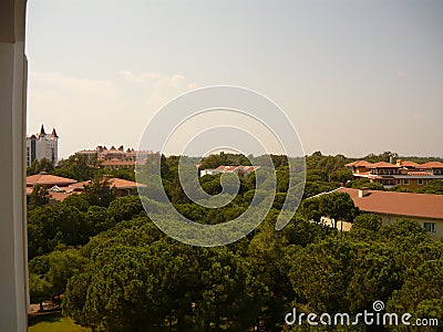 Urkey from the hotel elevator. Editorial Stock Photo