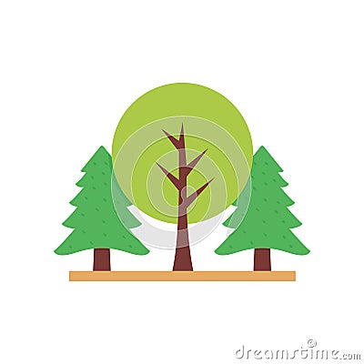 Forest Line Style vector icon which can easily modify or edit Stock Photo