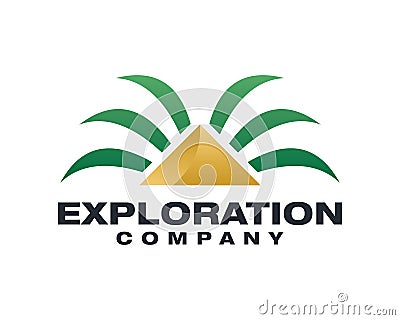 Forest, Natural, Gas, Mining Exploration Business Vector Illustration