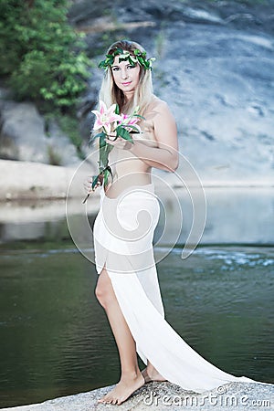 Forest nymph Stock Photo