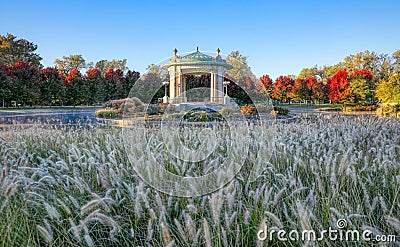 Forest Park bandstand in St. Louis, Missouri Stock Photo