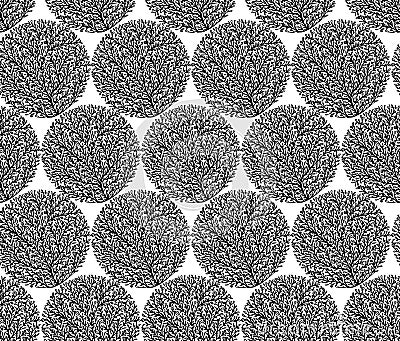 Forest pattern Vector Illustration