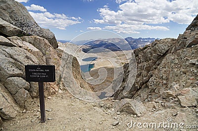 Forester Pass Stock Photo