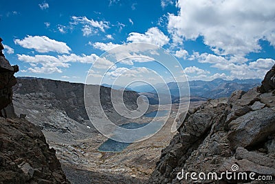 Forester Pass on the John Muir Trail Stock Photo