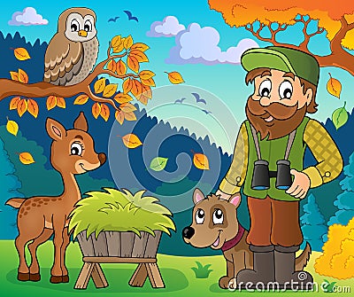 Forester theme image 7 Vector Illustration