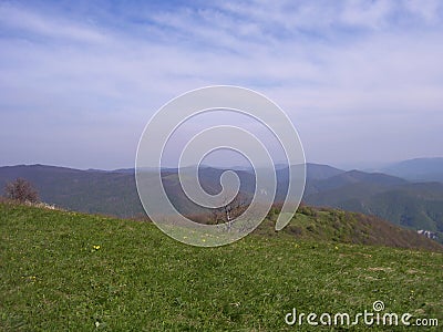 Sky sun mountains plateau eternity Stock Photo