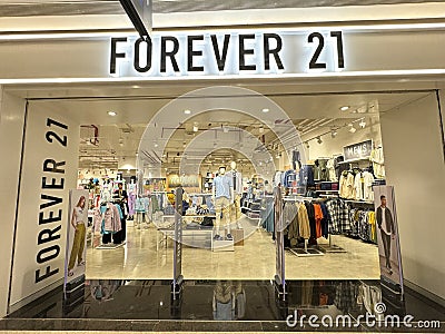 Forever 21 store at Phoenix Marketcity Mall in the Kurla area of Mumbai, India Editorial Stock Photo