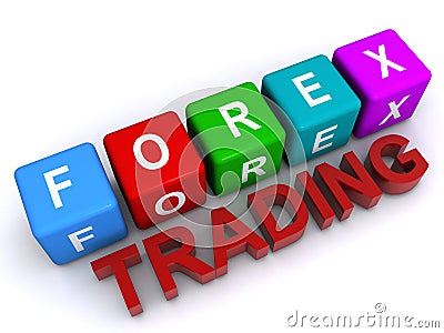 Forex trading Cartoon Illustration