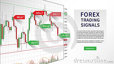 Forex Trading Indicators vector illustration Vector Illustration