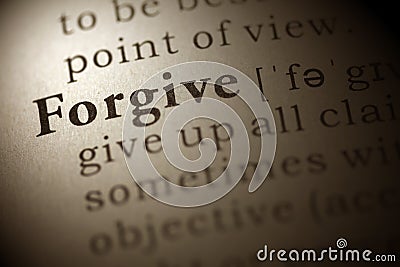 Forgive Stock Photo