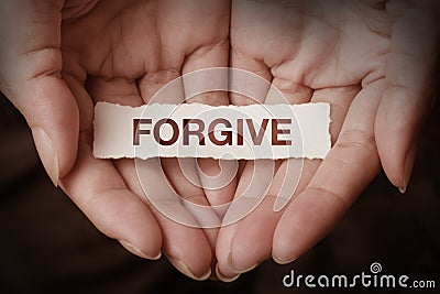 Forgive Stock Photo