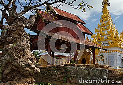 A forgotten Buddhist Temple Editorial Stock Photo