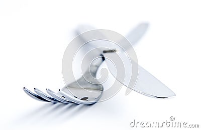 Fork and knife Stock Photo